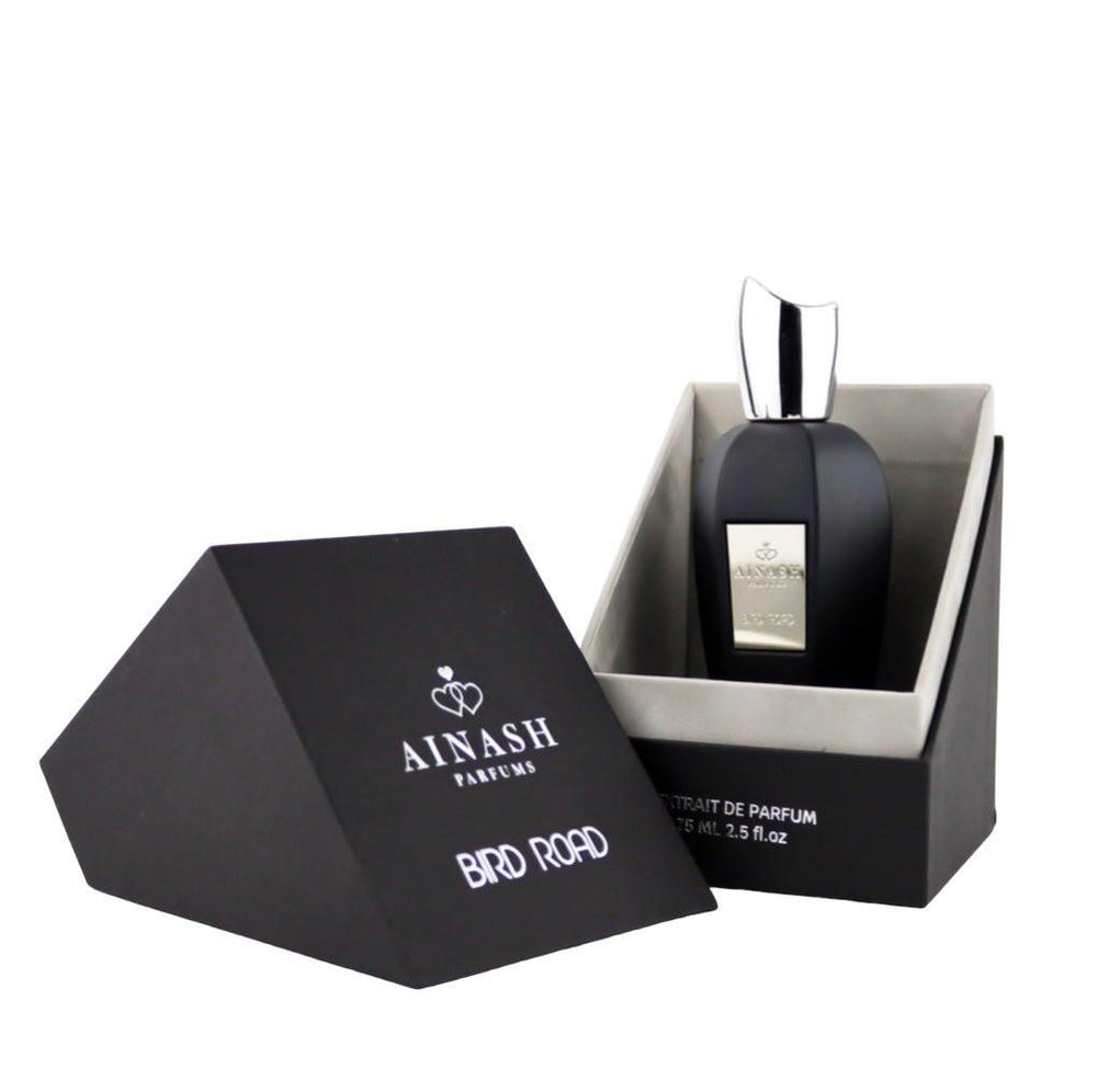 amber tonka woody fragrance Bird Road Ainash Parfums smooth warm base long lasting elegant scent