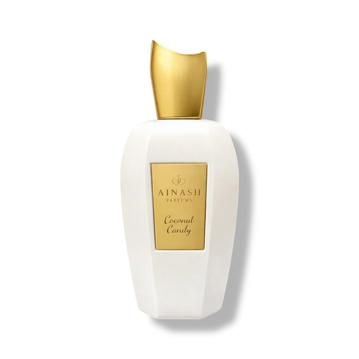 Coconut Candy by Ainash Parfums – Unisex gourmand extrait de parfum | Hazelnut and cacao opening with jasmine sambac heart | Rich creamy indulgent fragrance | 2.5oz