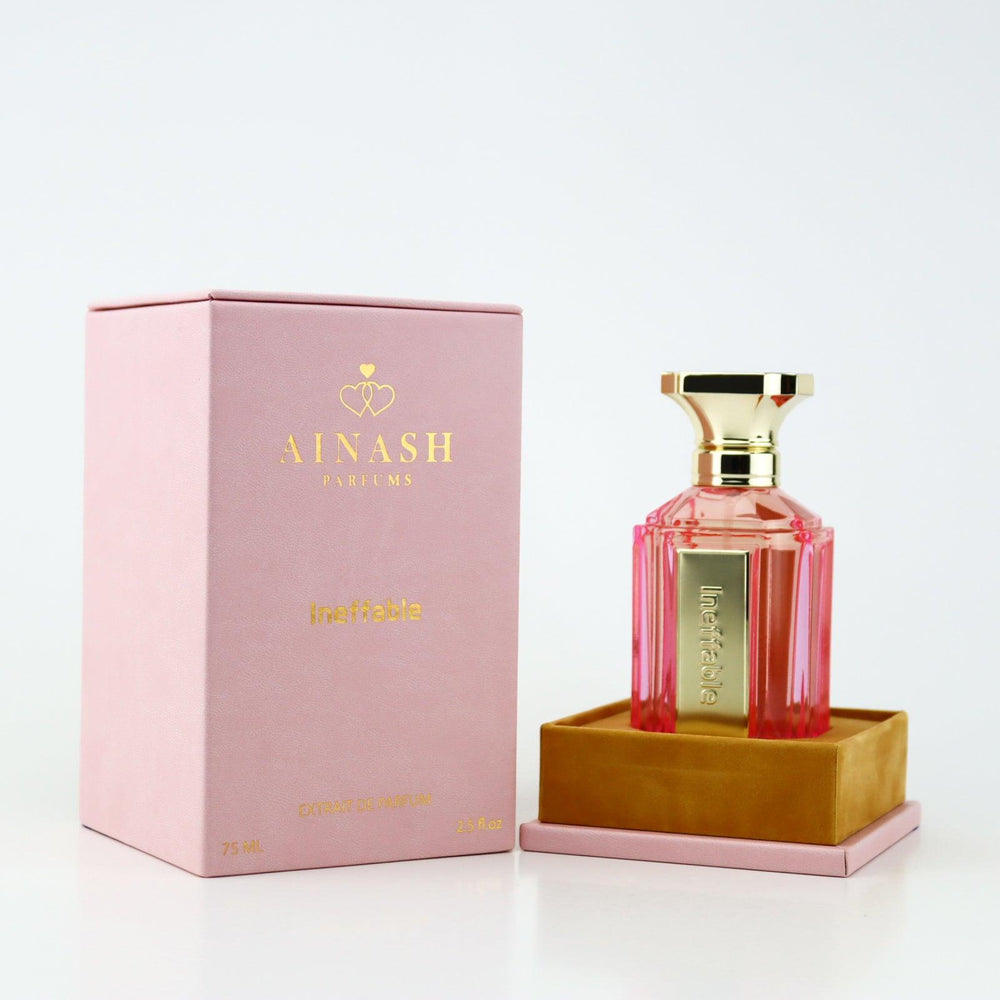Ineffable – Ainash Parfums | Delicate violet and jasmine heart with cashmeran, oakmoss, amber and patchouli base | Vibrant fruity floral women's extrait de parfum with chypre warmth