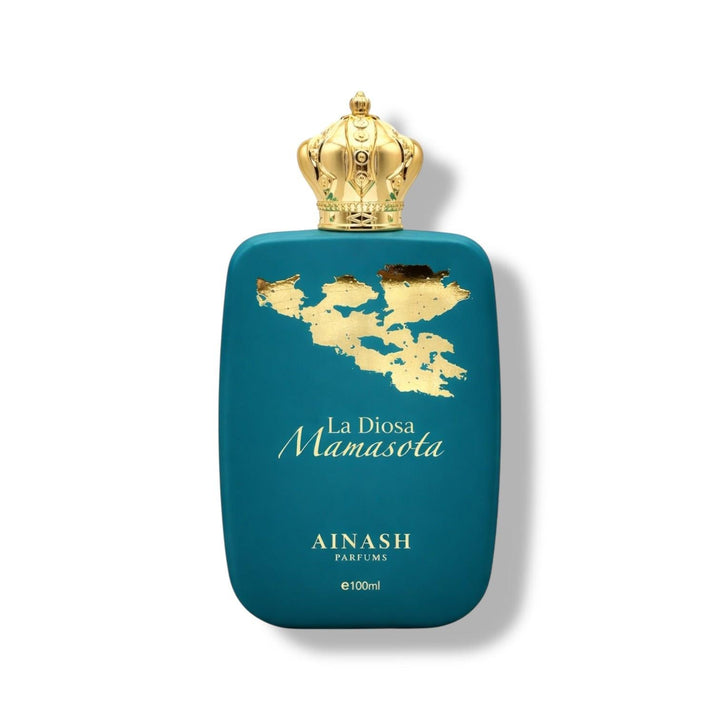 La Diosa Mamasota by Ainash Parfums – Women's Extrait de Parfum | Floral spicy woody fragrance with Bulgarian rose, raspberry ketone and cistus opening | La Diosa collaboration | 3.4oz