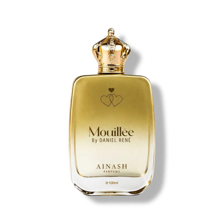 Mouillée by Daniel René – Ainash Parfums | Unisex gourmand extrait de parfum | White chocolate mousse, darkest cherry and creamy coconut | Limited Launch | 3.4oz