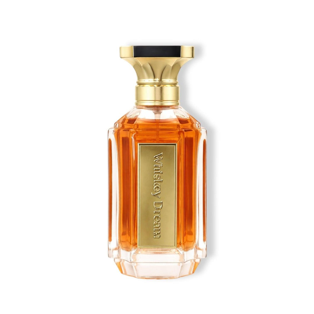 boozy vanilla perfume bottle Whiskey Dream Ainash Parfums warm gourmand fragrance cognac sweet luxury scent