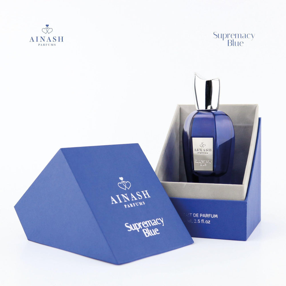 Supremacy Blue - long - lasting extrait de parfum by Ainash Parfums